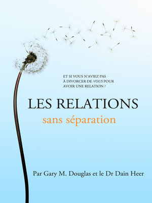 cover image of Les relations sans séparation